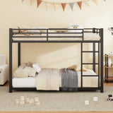 140x200 Children's Beds, Bunk Beds, Iron Beds, Iron Bunk Beds In Classic Shape, Black