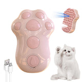 Self-Cleaning Cat Steam Brush For Shedding